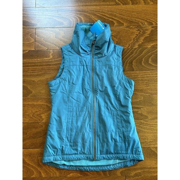 Columbia Women's Shining Light II Insulated Vest With Fleece Lining NWT Blue XS - Picture 2 of 8